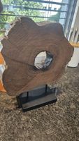 Holzskulptur auf Ständer, Deko Objekt, Kunsthandwerk