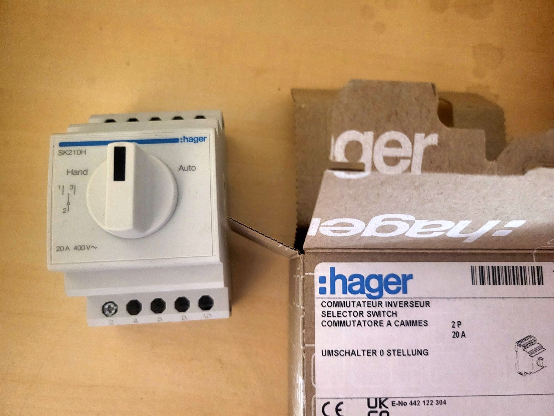 Hager Interruttori: Drehschalter Hager SK210H – Nuovo (secondo la descrizione) da Uznach venduto da jur_96tk 1
