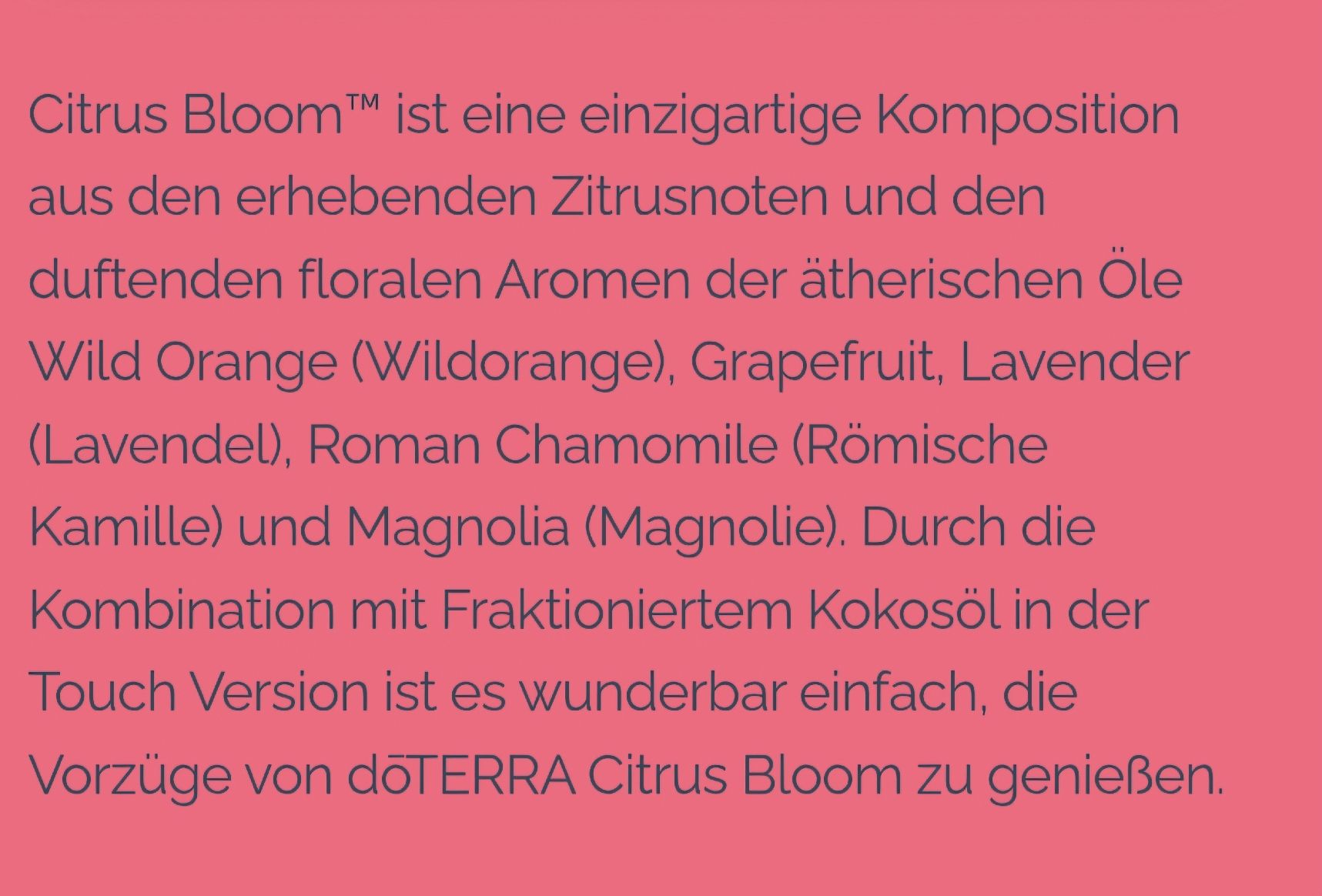 Doterra Oli essenziali: Dõterra Citrus Bloom – Nuovo e nell'imballaggio originale da Lyss venduto da Infinia 1