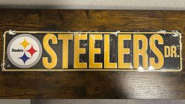 🏈 NFL Pittsburgh Steelers Dr. Schild (60x14cm) (B-WARE)