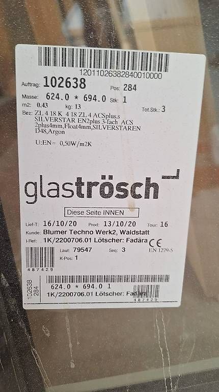 Fenster: neues Kunstoff-Fenster, 2-farbig – Gebraucht aus Schiers von Birnel5 1