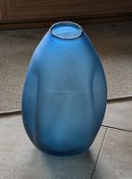 Bodenvase Glas blau matt 34.5 cm