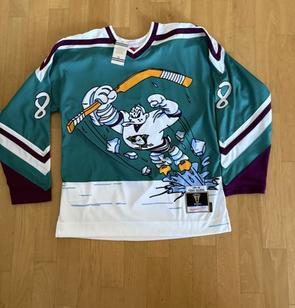 🦆Wild Wing NWT ! /Mighty Ducks Alternate / Selanne /sz. XL