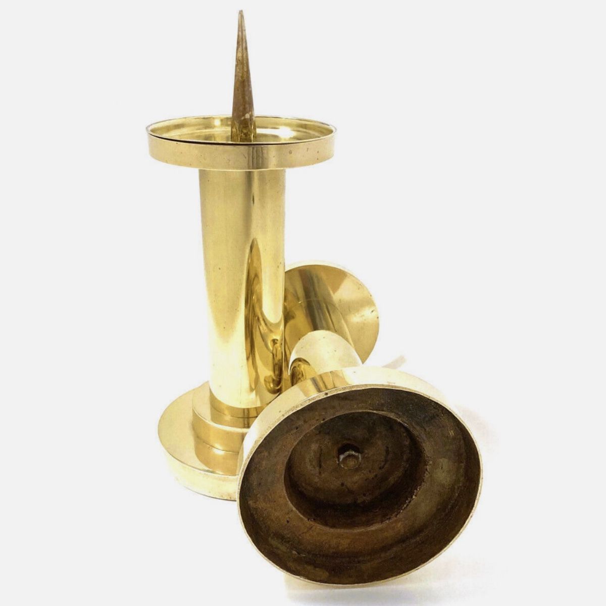 Bougeoirs: 2 grosse Kerzenständer aus Bronze oder Messing – D'occasion à Luzern par downtonabbey 5
