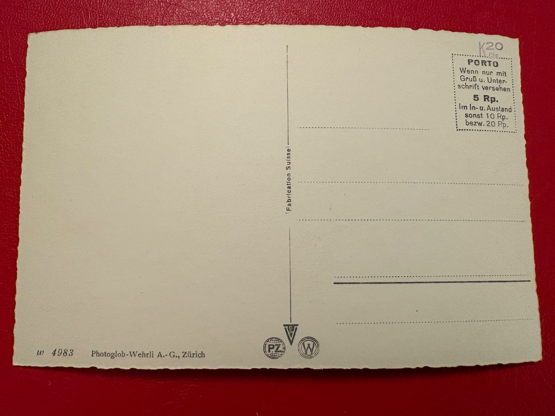 Cartoline postali: Rapperswil – Usato da St-Légier-Chiésaz venduto da Theo006 1