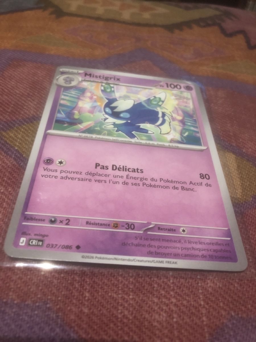 Pokémon Carte collezionabili: Mistigrix (FR) – Nuovo (secondo la descrizione) da Lausanne venduto da fransadpop