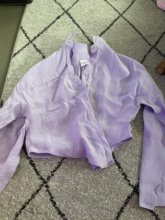 Haut chemise crop zara 164 fille