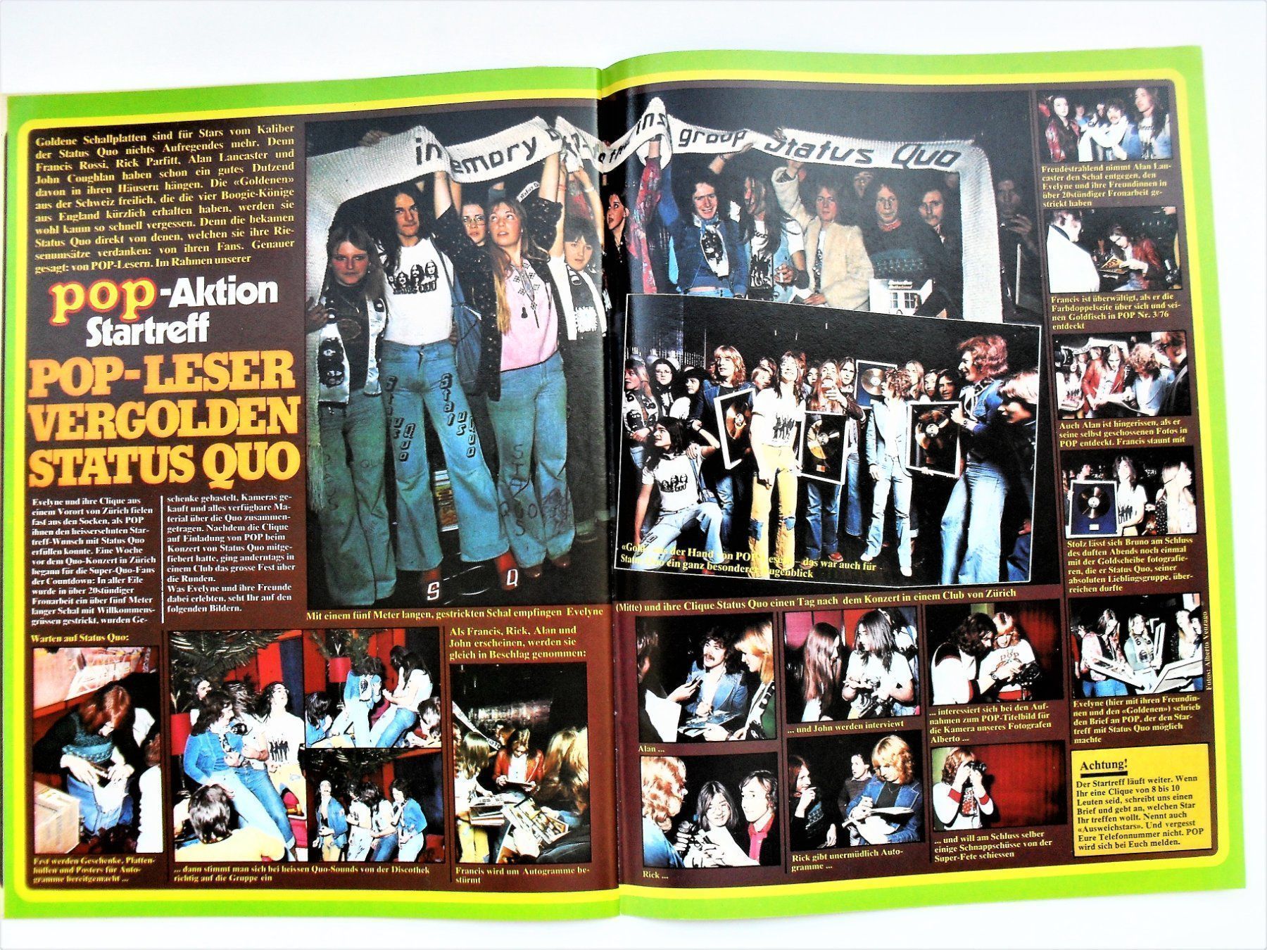 Riviste & Magazine: POP Heft 1976 mit POSTER (2) - DAVID CARRADINE - HELLO – Nuovo (secondo la descrizione) da Zürich venduto da erfreut01 4