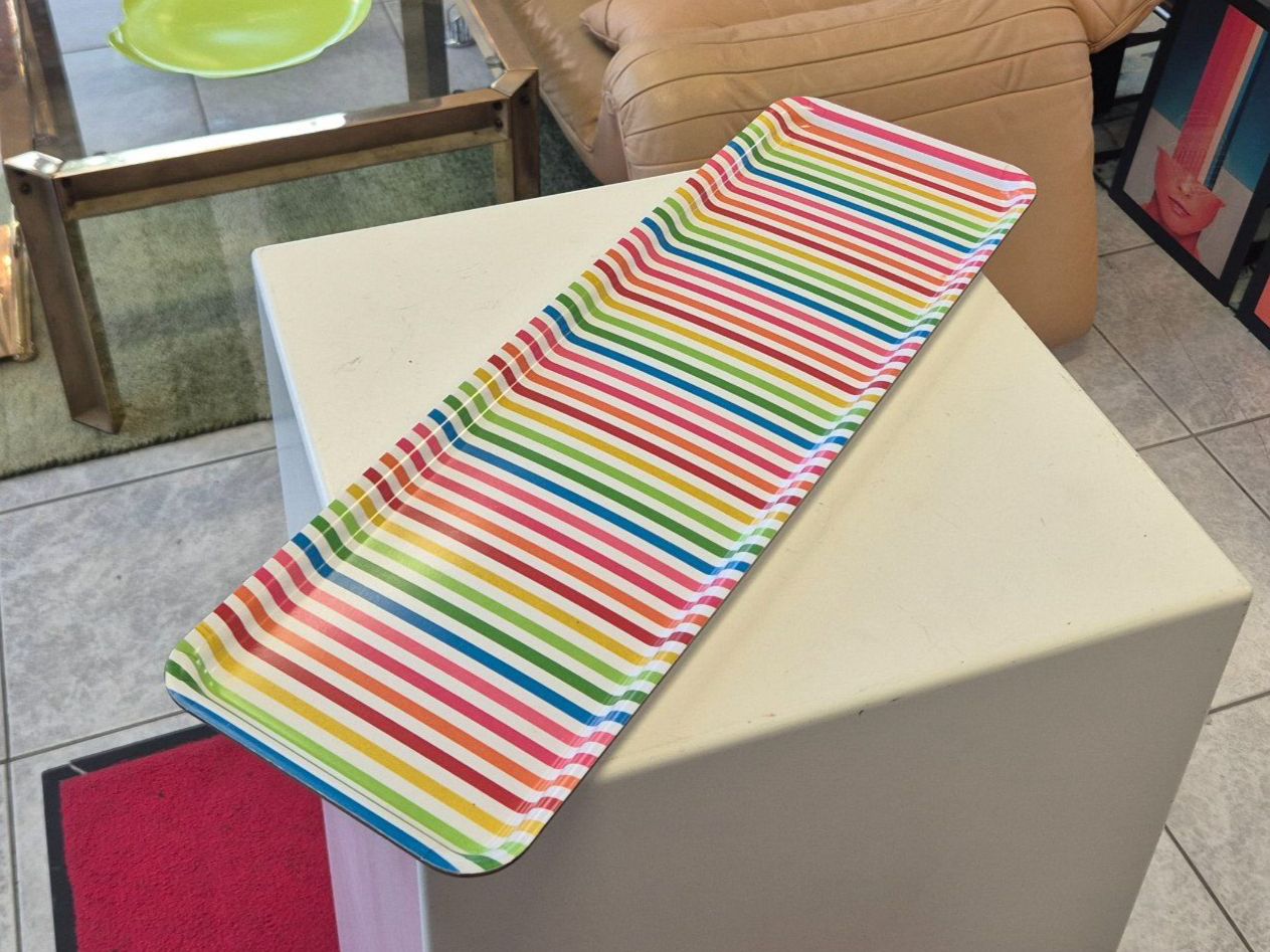Ikea Servierplatten: 1990s Ikea Poppig Serving Tray Serviertablett Tableau – Gebraucht aus Nottwil von Wondewa-Shop