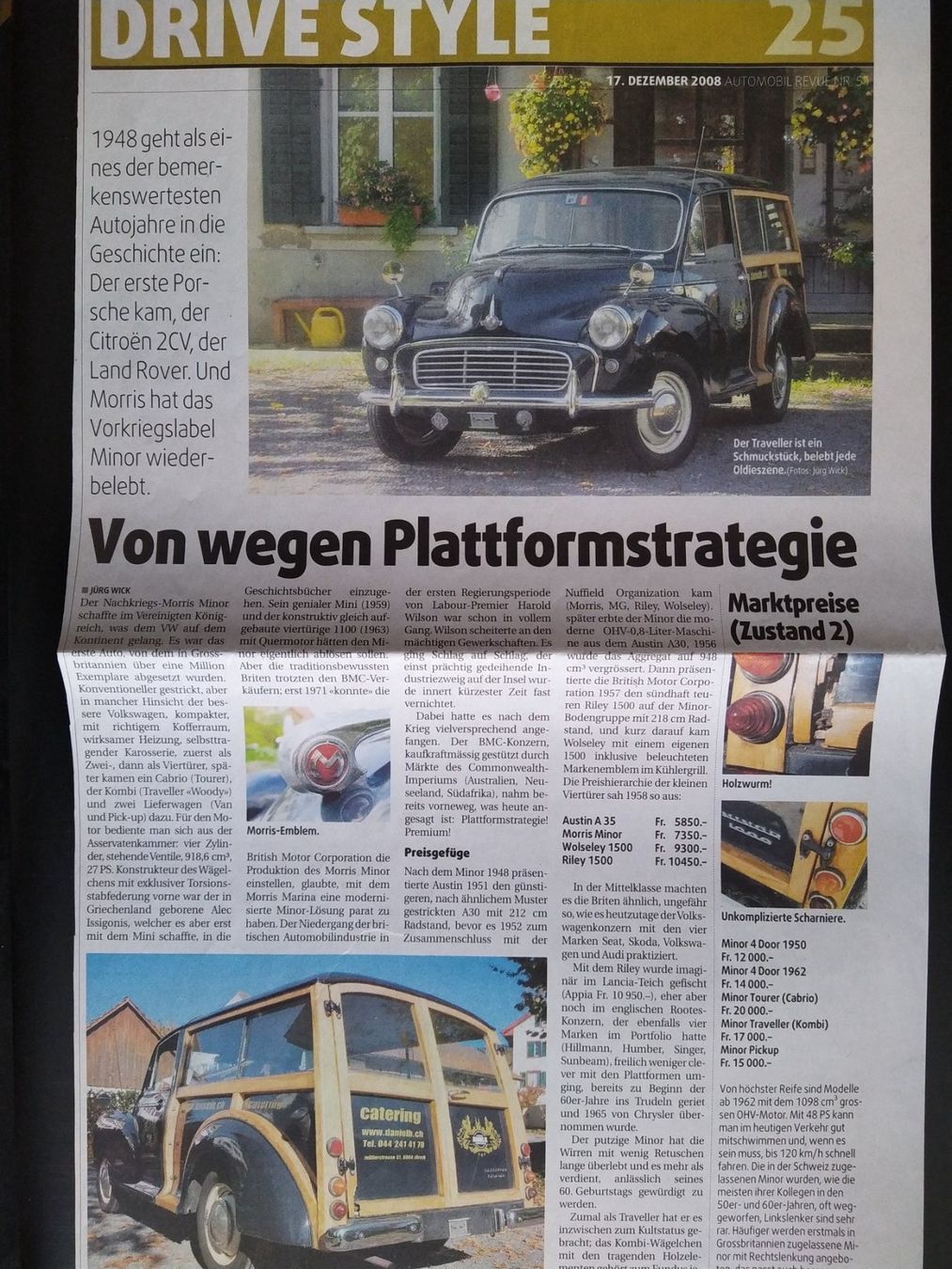 Automobili: Drive Style MORRIS MINOR TRAVELLER – Usato da Bern venduto da micky031