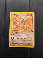 Original Hitmonlee Pokemon Karte Fossil Set