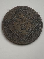 30 Kreuzer Österreich 1807,Seltene Kupfermünze! Top