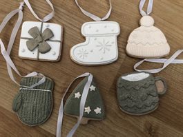 Weihnachtsbaumschmuck, 6er Set, neuwertig