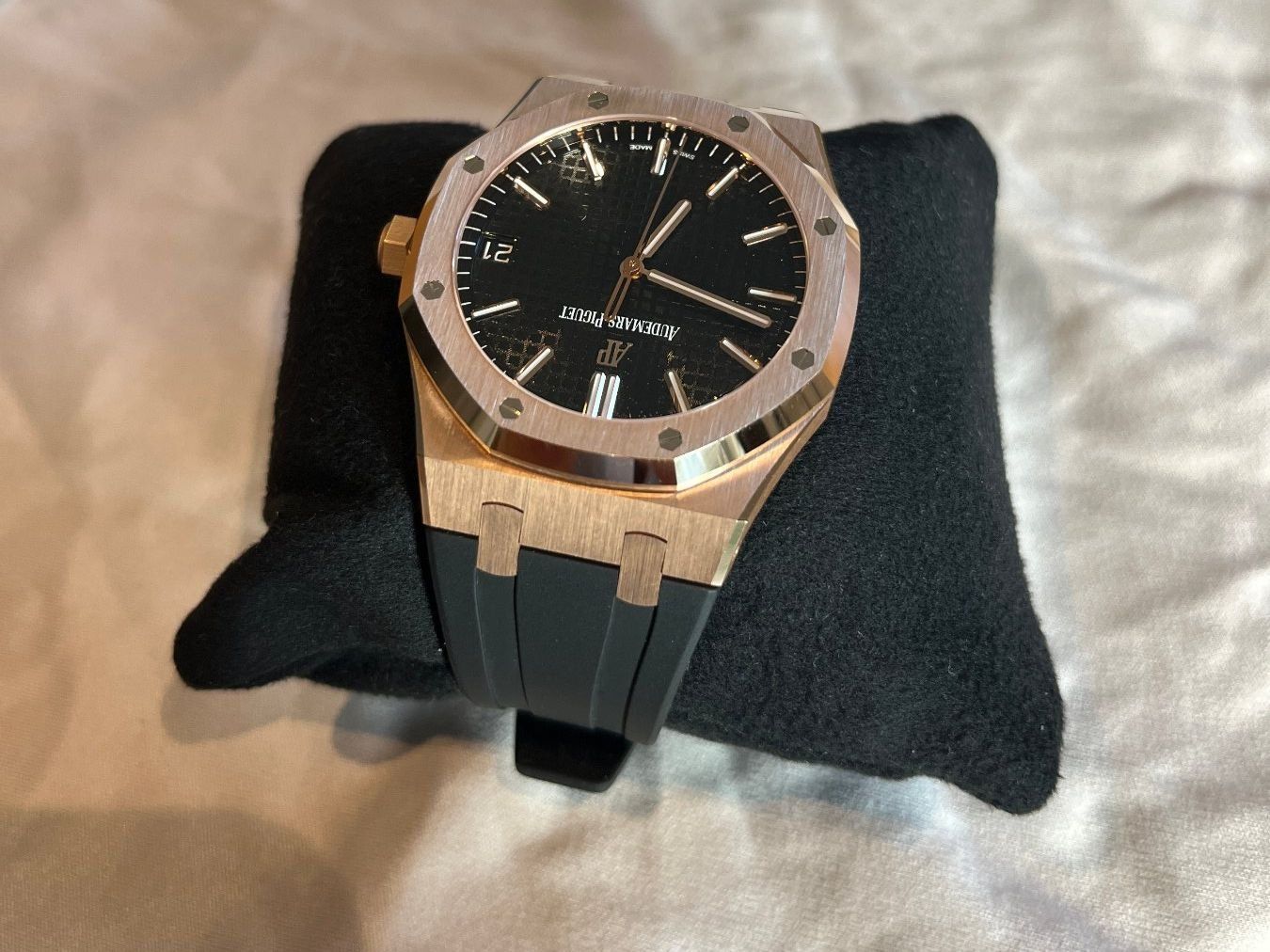 Audemars Piguet Orologi: Audemars Piguet Royal Oak Rosé - 15500OR – Nuovo (secondo la descrizione) da Muttenz venduto da wersuchtderfindet_ 4