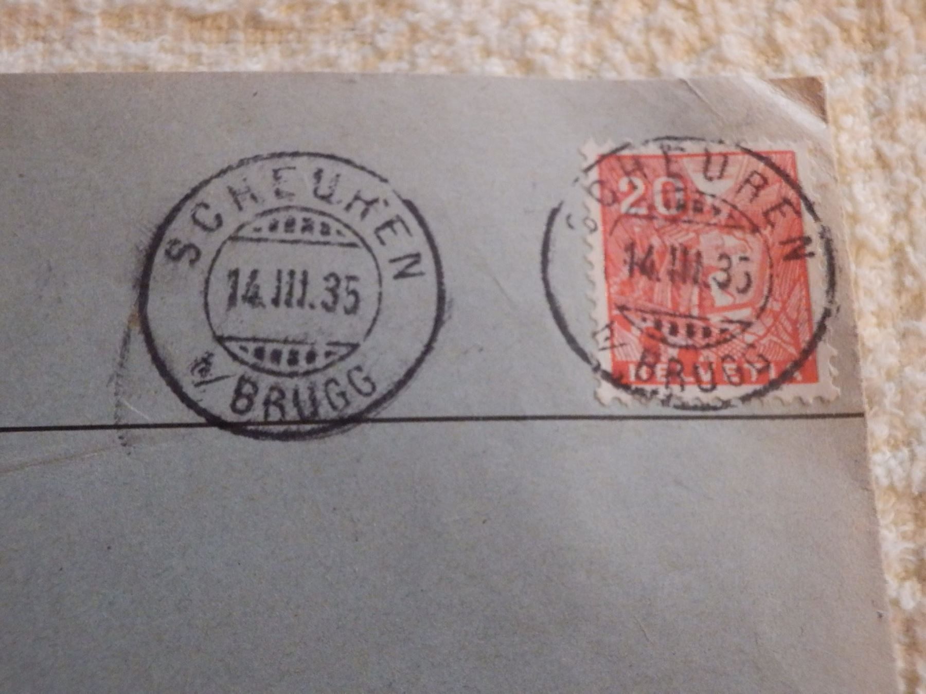 Tutti i francobolli: Lot mit 6 Bedarfsbelegen mit Vollstempel – Usato da Ueberstorf venduto da dinbau 4
