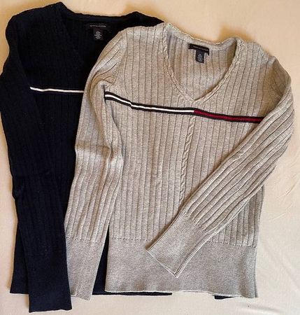 Tommy Hilfiger Pullover Strick XS Damen Set Herbst Top