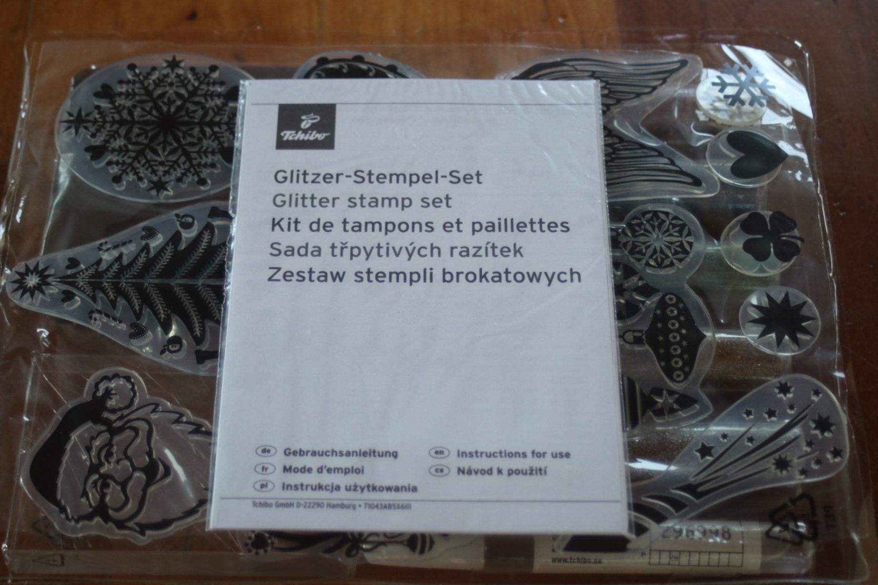 Timbri: Glitzer Stempel Set Weihnachten – Nuovo e nell'imballaggio originale da St. Gallen venduto da Razoon77 5