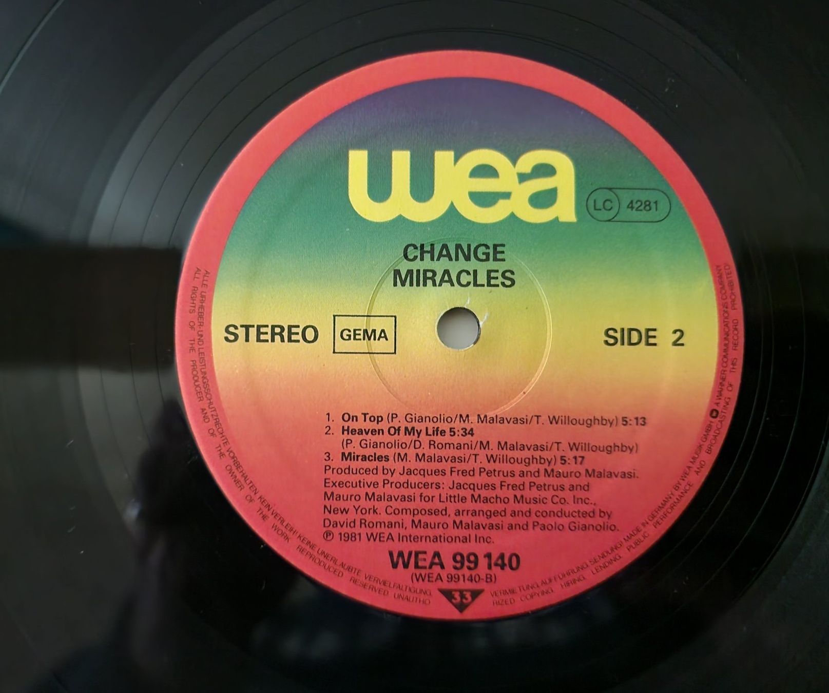 Schallplatten: Change LP – Miracles – Gebraucht aus Root von atelier22 2