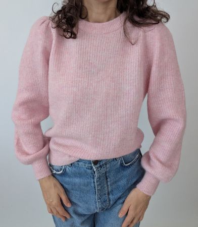 Pullover Selected Femme rosa Wolle Alpaka, S