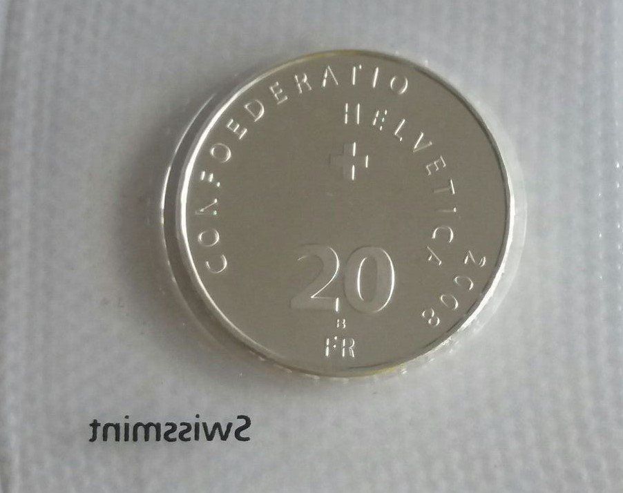 Tutti le monete: 20 Fr Silbermünze Vitznau-Rigi Bahn 2008 – Nuovo e nell'imballaggio originale da Laufen venduto da Sunjupite7 2