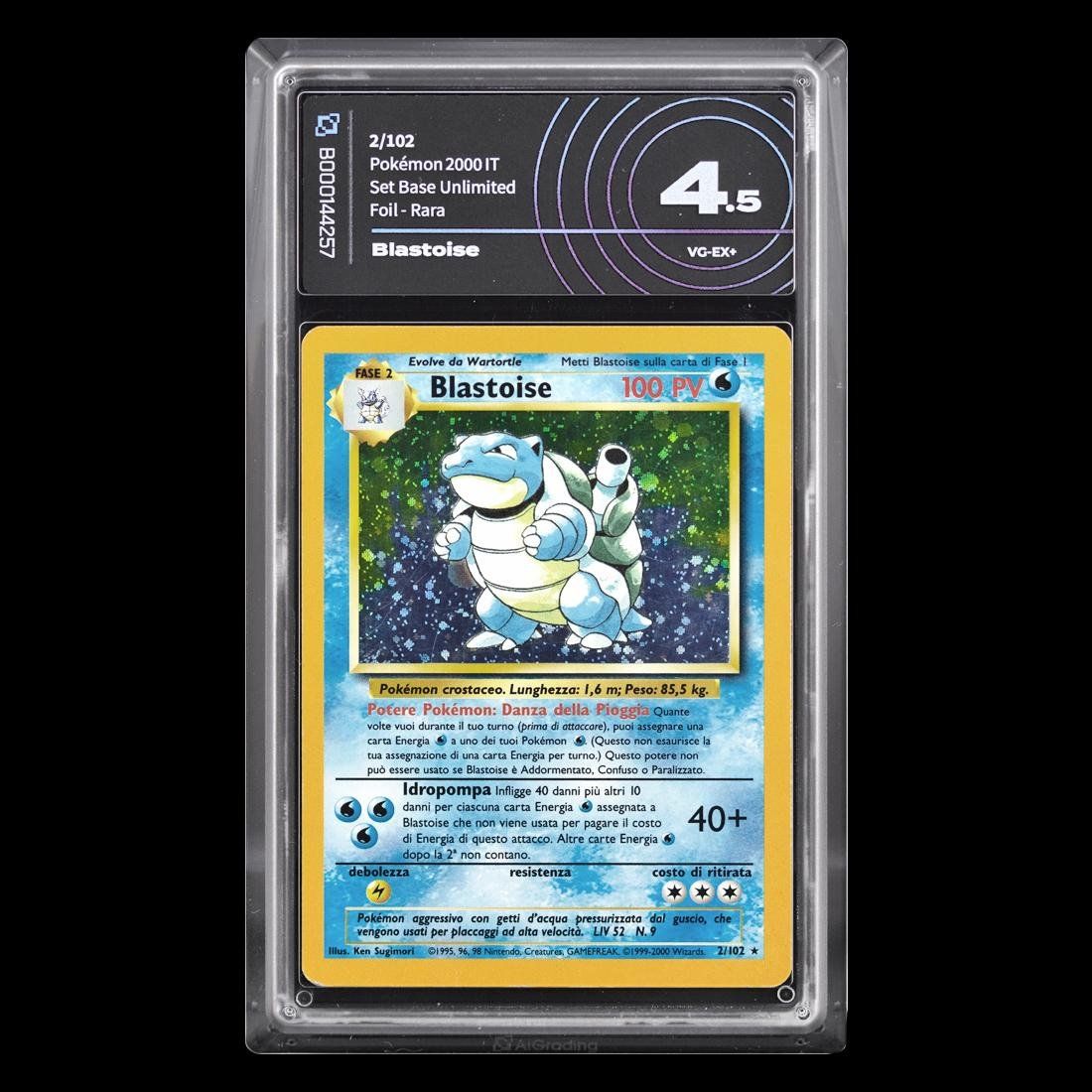 Pokémon Carte collezionabili: Blastoise 12/102 - Set base Unlimited 2000 - Vg-Ex 4.5 – Usato da Lugano venduto da Historianlugano