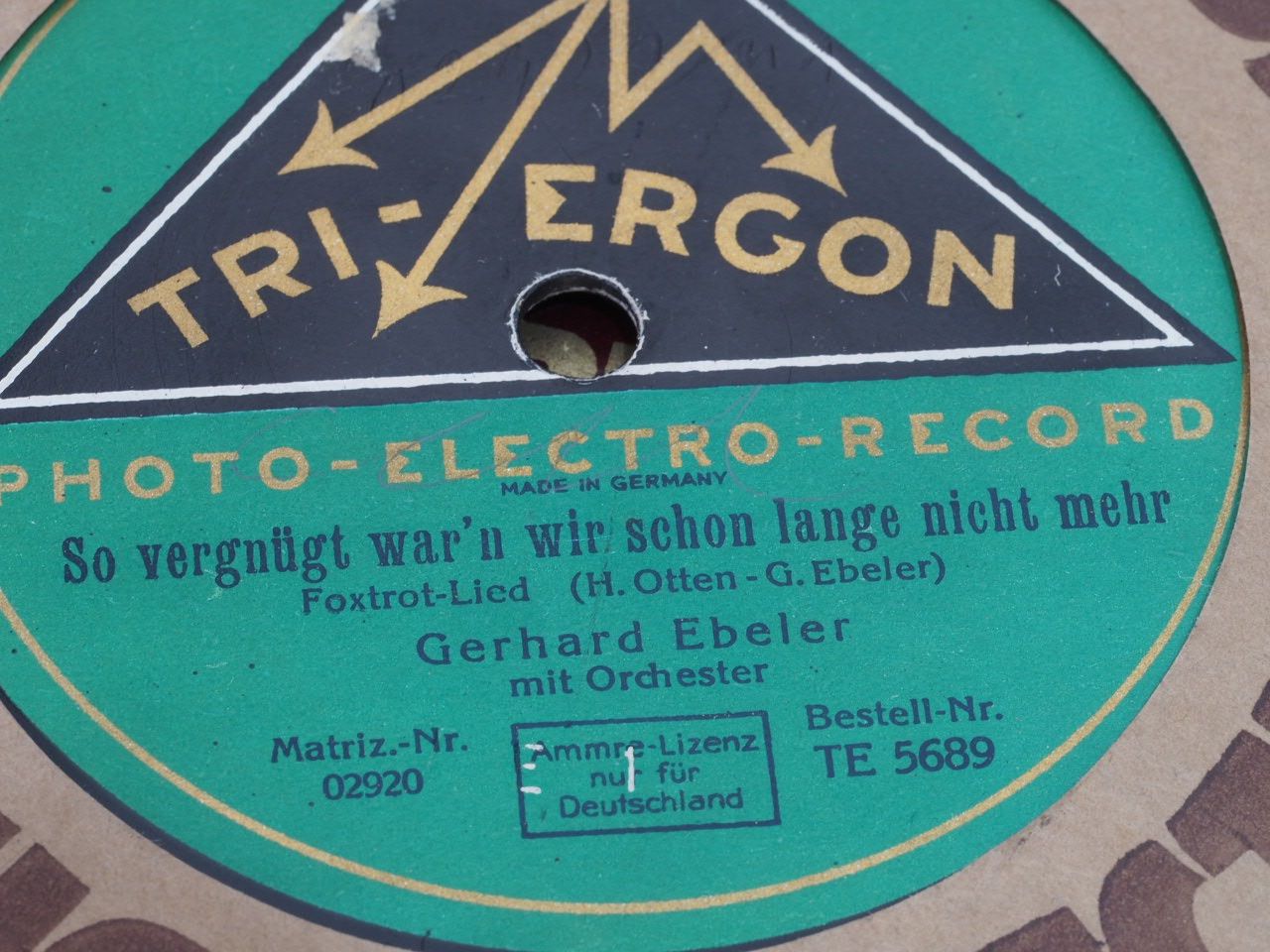 Vinyles: DISQUES 78 TOURS – D'occasion à Lausanne par Leag 5