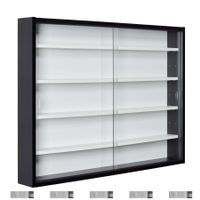 Hängevitrine Wandvitrine Schaukasten mit Glasschiebetüren