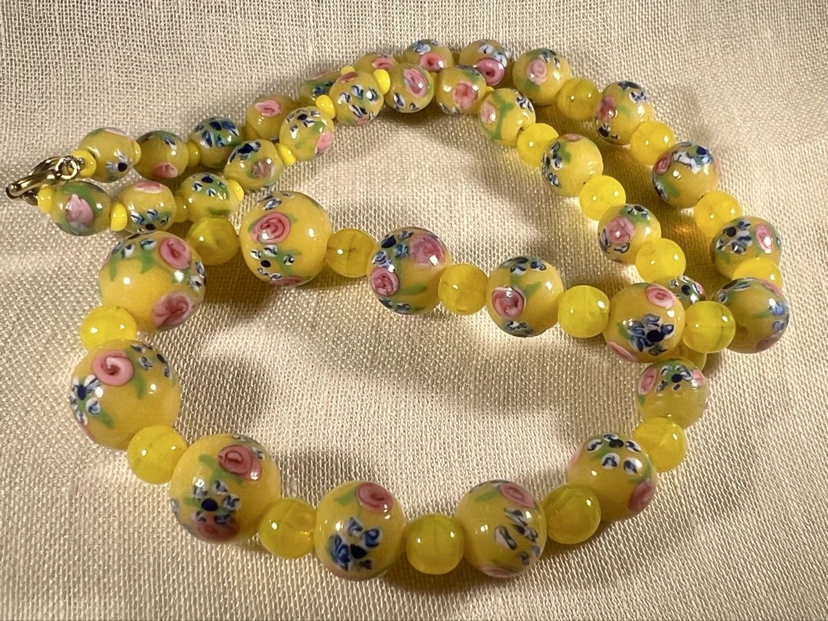 Murano Ketten: Collier Murano perles Wedding Cake Vintage 50s – Gebraucht aus Genève von DELIRBEADS 3