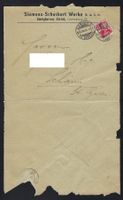 Siemens - Schuckert Werke G.m.b.H Zweigbüro Zürich 1912