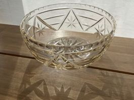 Kristall Schale Vintage mit Stern Design