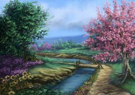 Kunstdruck A2 "Flowerescape"