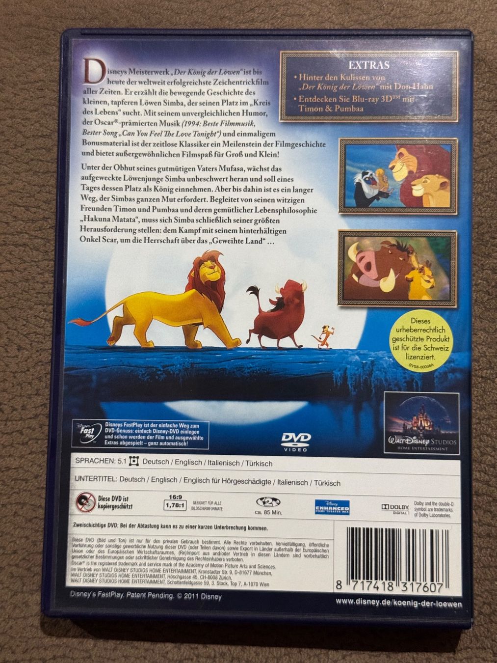 Alle DVDs: Der König der Löwen – Gebraucht aus Dietikon von MuNathy 2