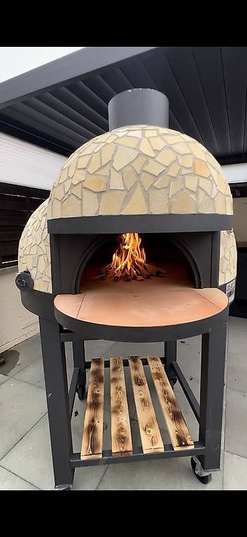 Four à pizza: Pizzaofen mit Holz und Gas – D'occasion à Reinach AG par Leon-Bek 1