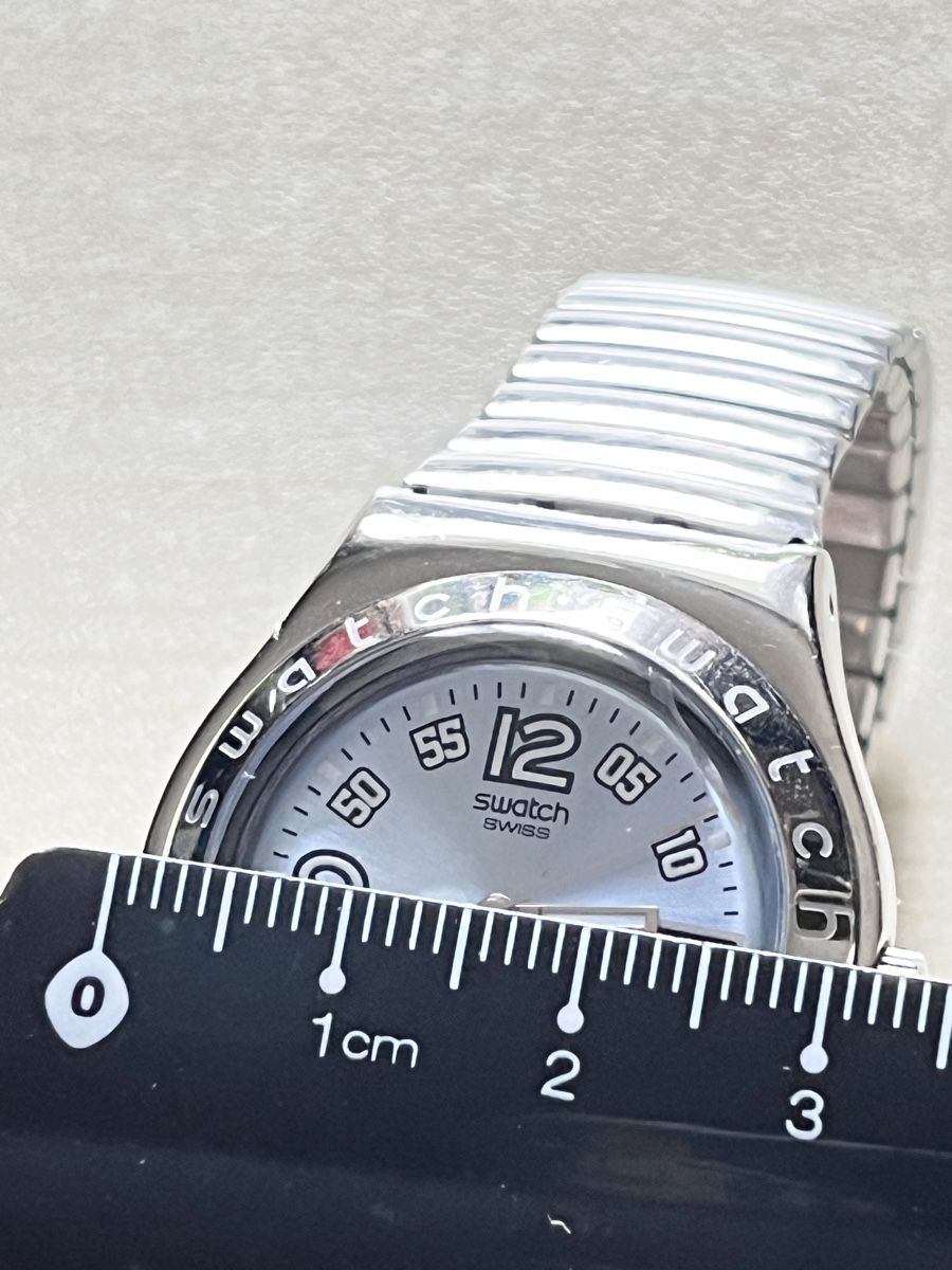 Swatch Uhren: Swatch Uhr Silber Metall Armband  – Gebraucht aus Grenchen von chththl 2