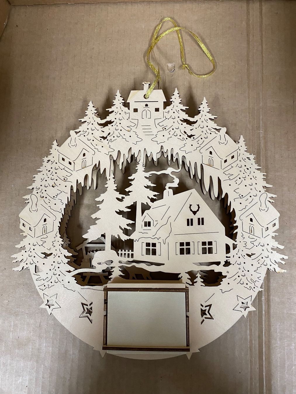 Tutte le decorazioni: Weihnachtskranz aus Holz mit LED – Nuovo (secondo la descrizione) da Eschlikon TG venduto da ArtRec 1