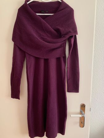 Strickkleid Saks Fifth Avenue lila Grösse S