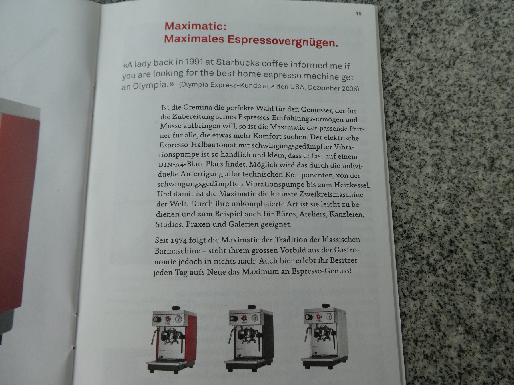 Olympia Express Kaffeemaschinen & Espressomaschinen: Olympia Expresso – Gebraucht aus Emmenbrücke von rostaf 5