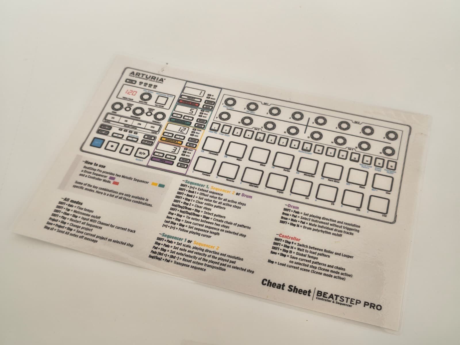 Systèmes de contrôle: Arturia BeatStep Pro Sequencer / MIDI Controller inkl. OVP & – D'occasion à Kriens par Cyrllek 3