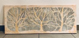 POSITIFF ART Abstraktes Gemälde bei Peinture Abstraite beige