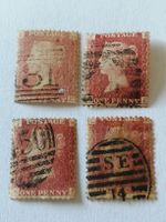 4mal One Penny Reds 1864 bis 1881 
