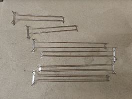 6 Weingläserhalter / Stainless Steel Wine Glass Racks