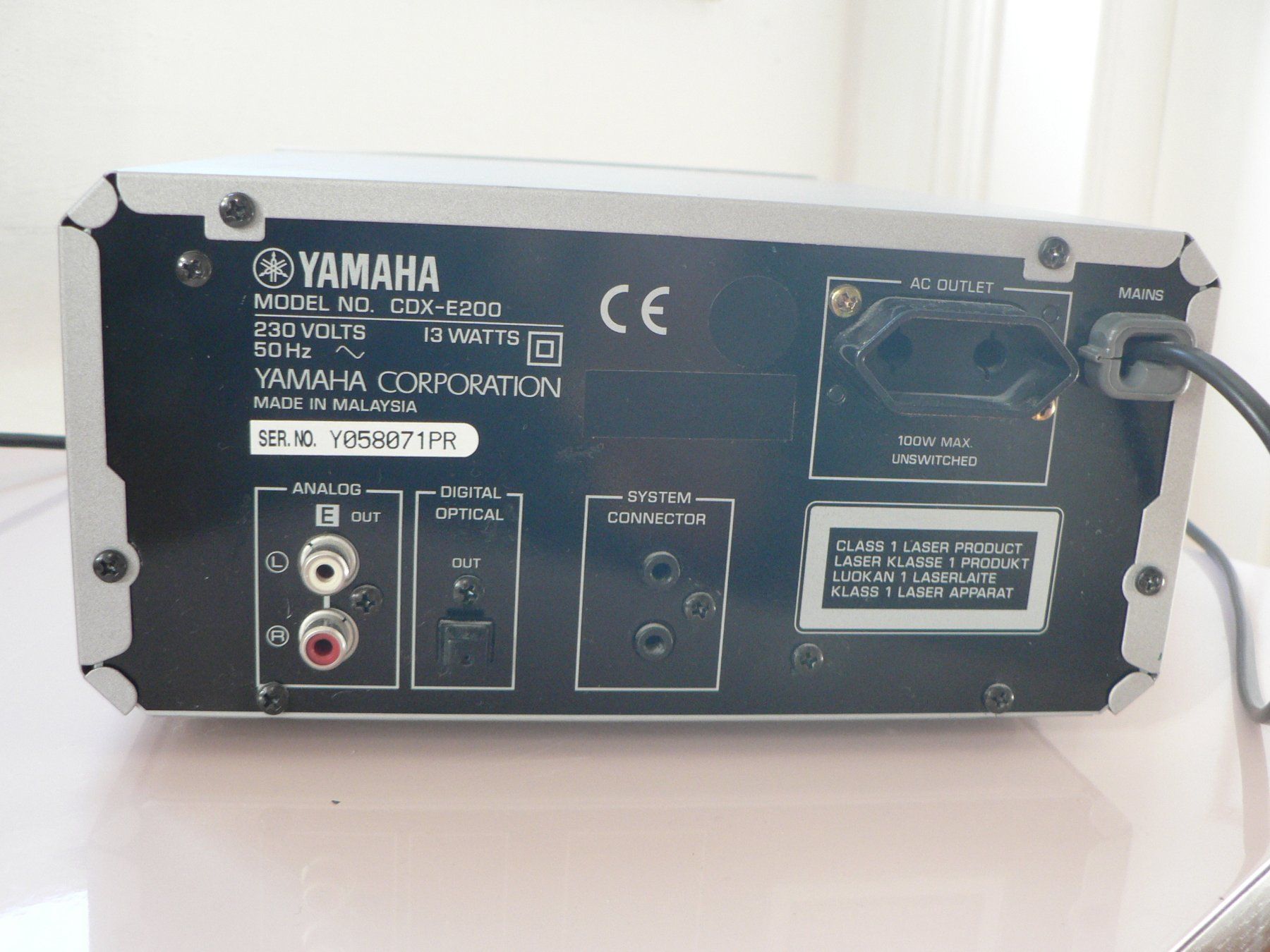 Yamaha Multimediaplayer & Streamer: HIFI CD Player Yamaha CDX-E200 – Defekt aus Uerikon von Kdp529 1