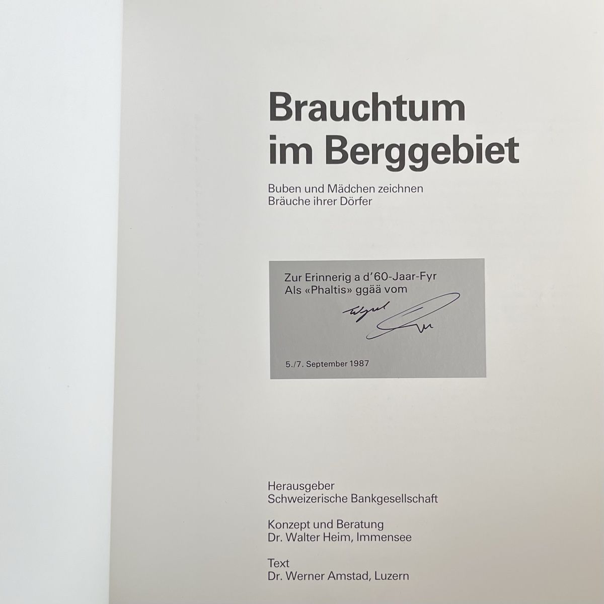 Libri: Brauchtum im Berggebiet – Usato da Schwyz venduto da rs-trend 1