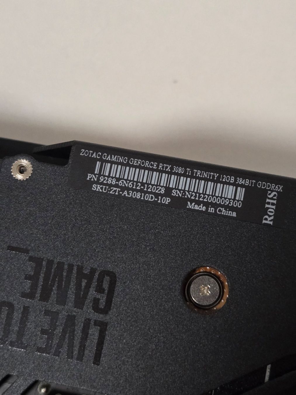 Nvidia Schede grafiche: RTX 3080 Ti 12GB - Zotac Trinity – Usato da Arbon venduto da Shigataro 5