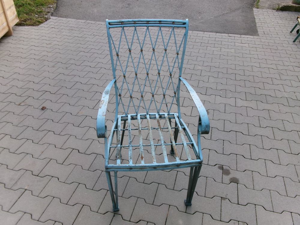 Antiker Stuhl Alte Gartenmöbel Deko Sammler / Teil Kaufen auf