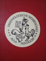 Bierdeckel Hochdorf Luzern Werbeschau Ornithologie 1980