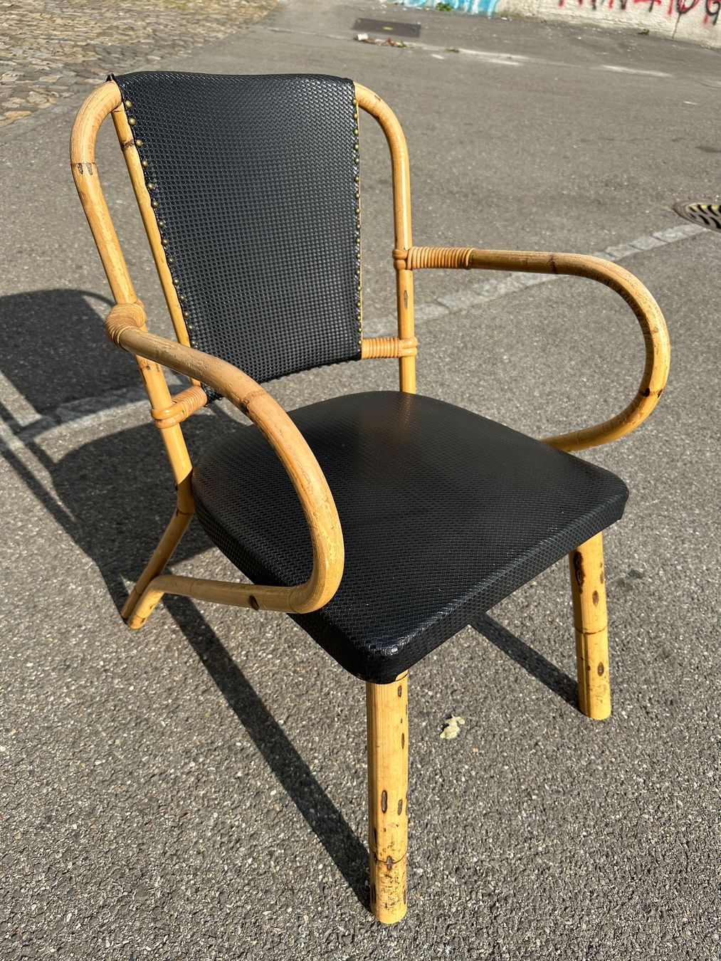 Poltrone: Vintage Bambus Cocktail Sessel. – Usato da Zürich venduto da atlantis77 8