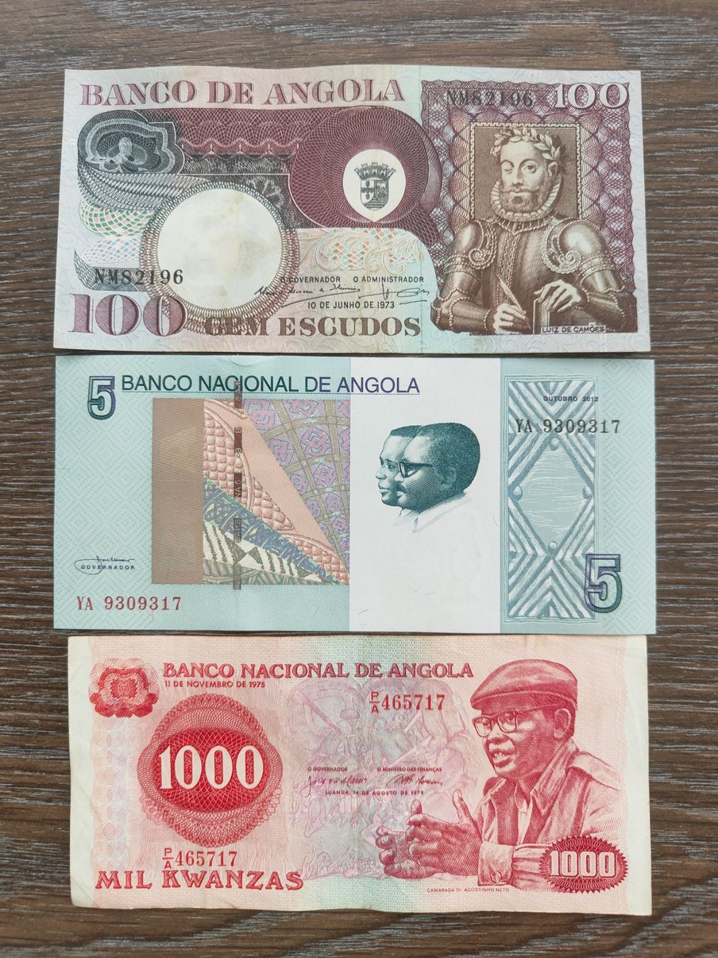 Banconote: LOT Angola 3 Stück !!!!!!! – Usato da Flaach venduto da Lonzo99