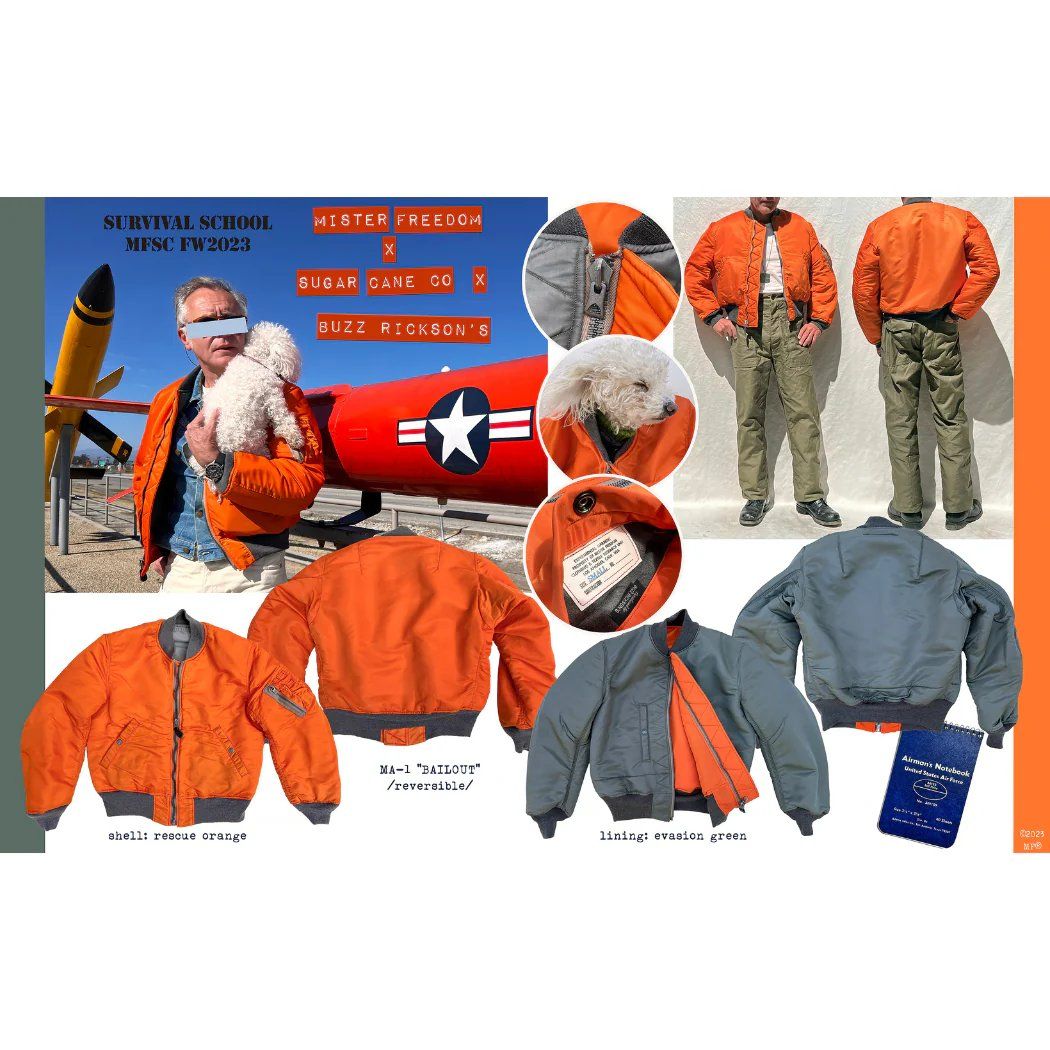 Jacken: Mister Freedom x B.R. MA-1 "Bailout" Flyer's Bomber Jacket – Neu und originalverpackt aus Schiers von pulpropi 9