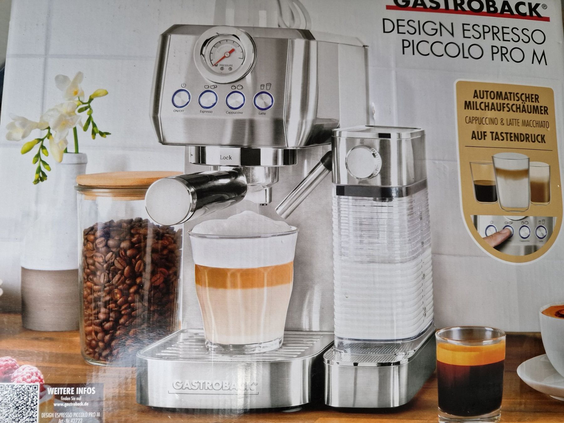 Gastroback Macchine per caffè & Macchine per espresso: Gastroback – Nuovo e nell'imballaggio originale da Eschenz venduto da Ruedis22